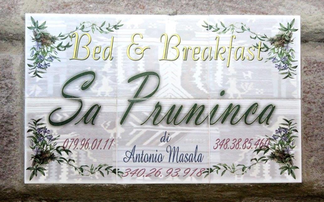 Sa Pruninca Bed & Breakfast Villanova Monteleone Bagian luar foto
